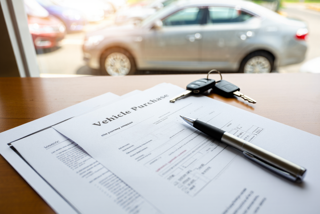 Qué documentación afecta a la venta de un coche con cargas